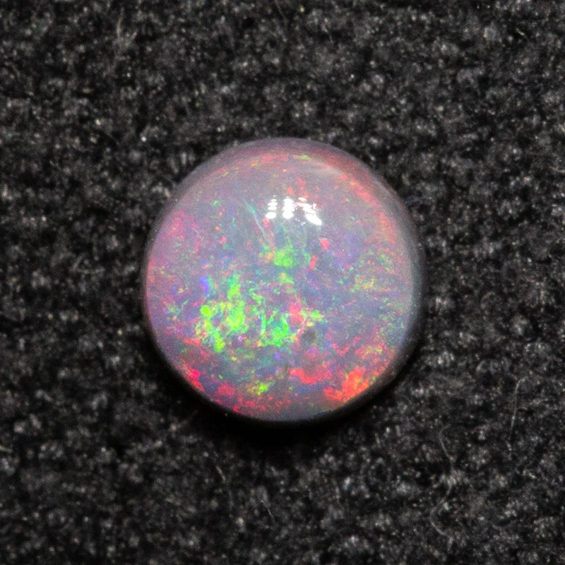 0.14 ct dark opal 3.4x3.4x1.7mm