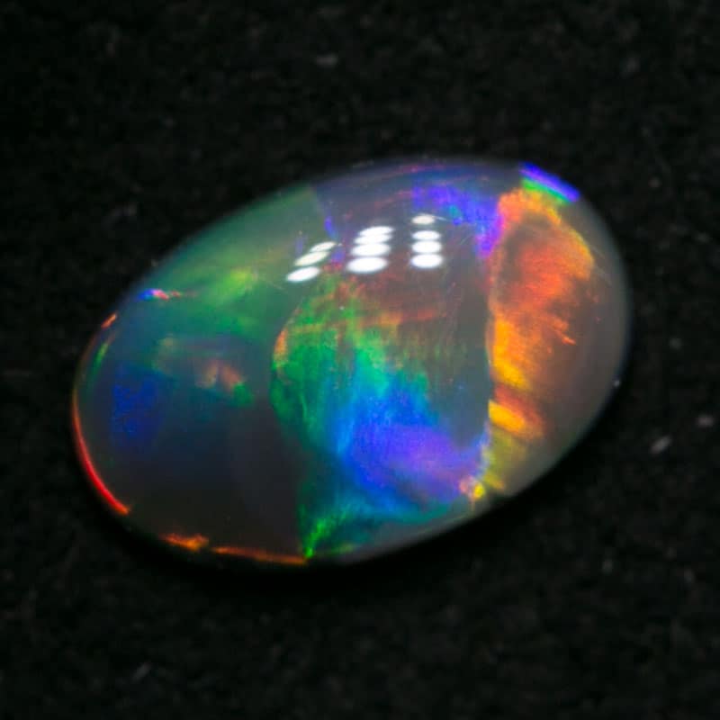 0.33 ct black opal 6x4x2mm