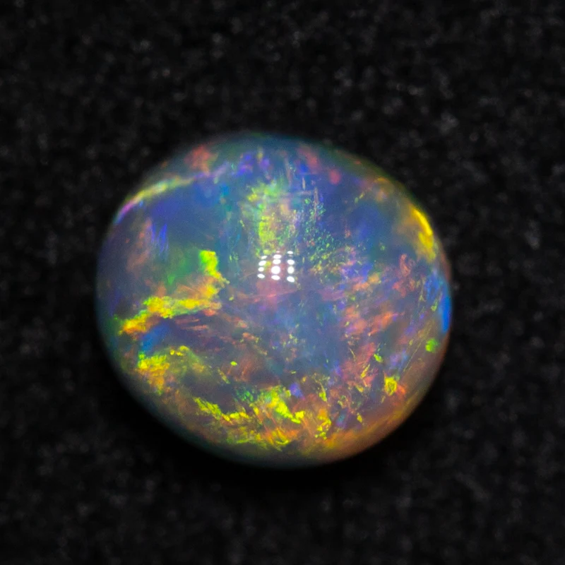 0.41 ct dark opal 4.9x4.5x3mm