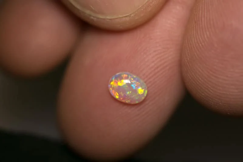 0.42 ct gem crystal opal 6x4x2mm - Image 3