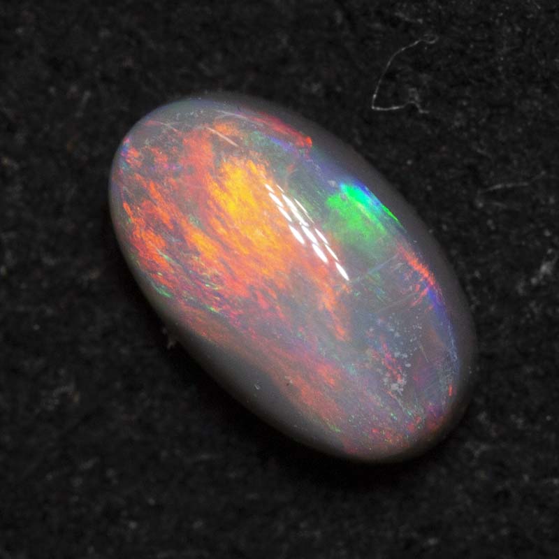 0.43 ct black opal 6.3x3.8x2.5mm