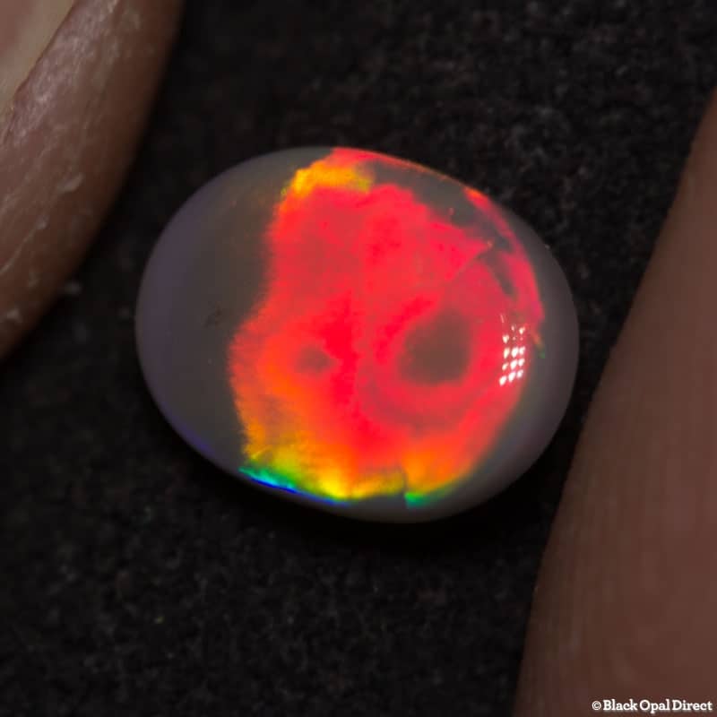 0.54 ct semi black opal 7x5x2mm