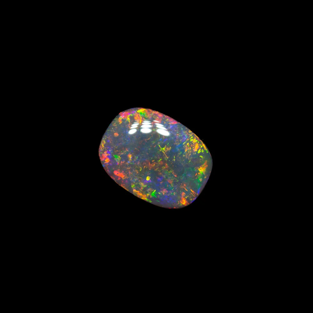 0.58 ct dark opal 6.4x4.8x2.5mm - Image 2