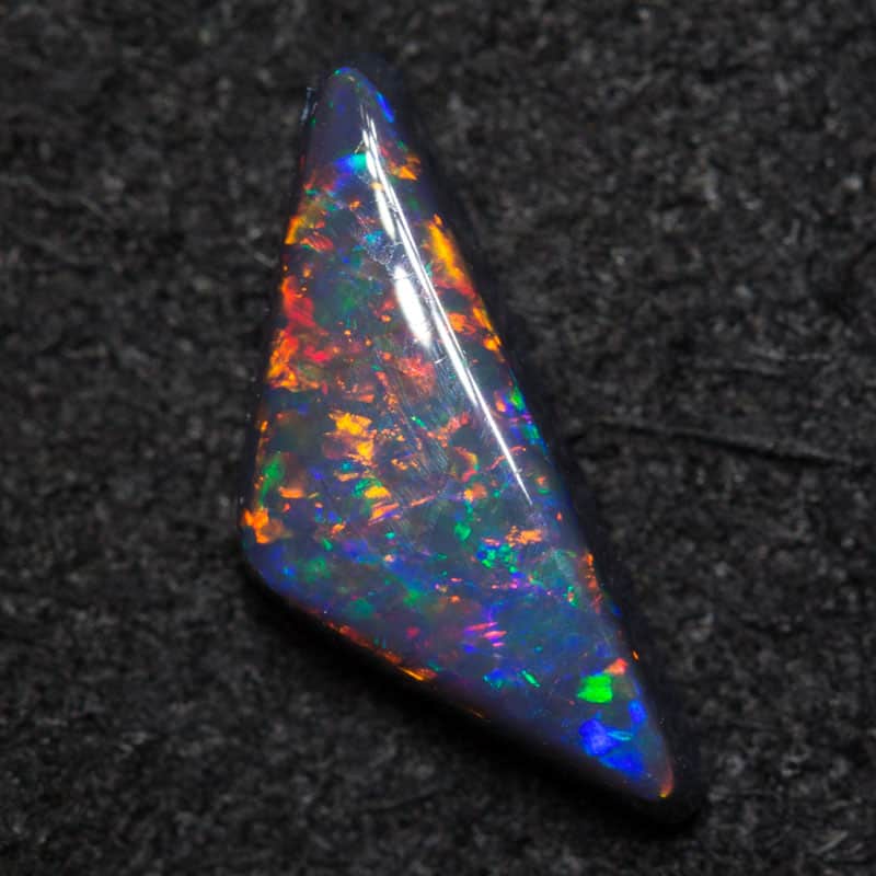 0.72 ct black opal 10.7x4.4x2.6mm