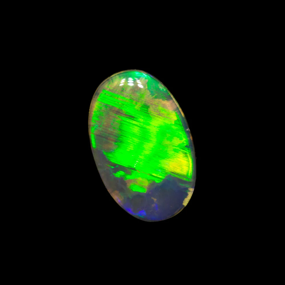 0.74 ct crystal opal 9.5x6.2x1.8mm - Image 2