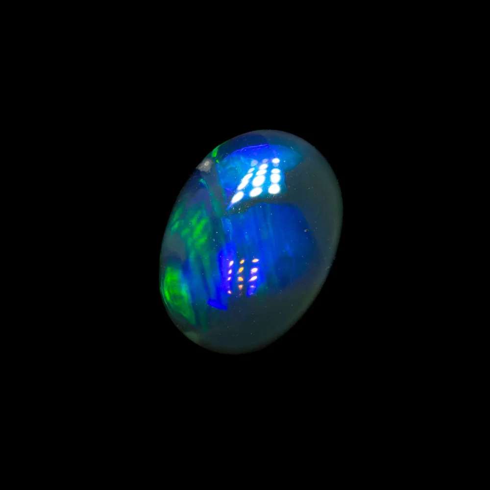 0.75 ct double-sided crystal opal 6.8x5x3.2mm - Image 2