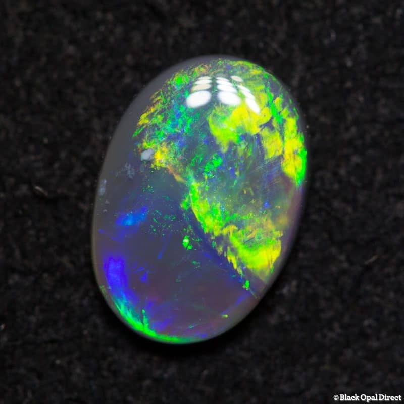 0.84 ct dark opal 8.5x6x2mm