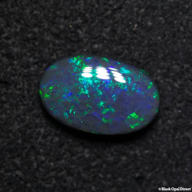 0.87 ct black opal 8.5x5x3mm
