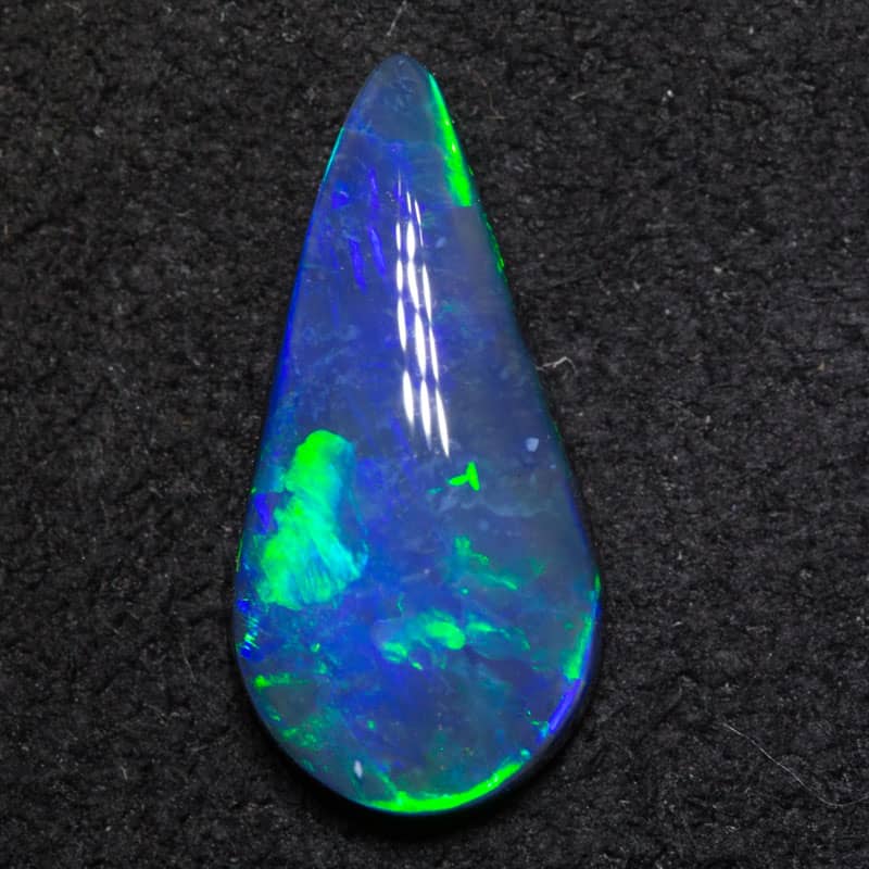 1.05 ct black opal 12x6x2.5mm
