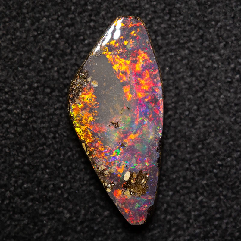 1.10 ct boulder opal 12.2x5.6x2.3mm