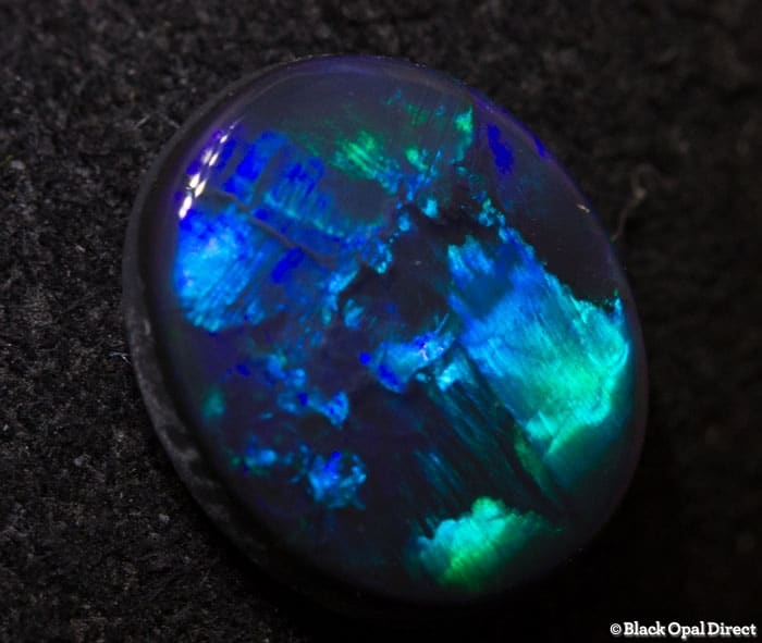 1.12 ct black opal 9x7.5x3.5mm