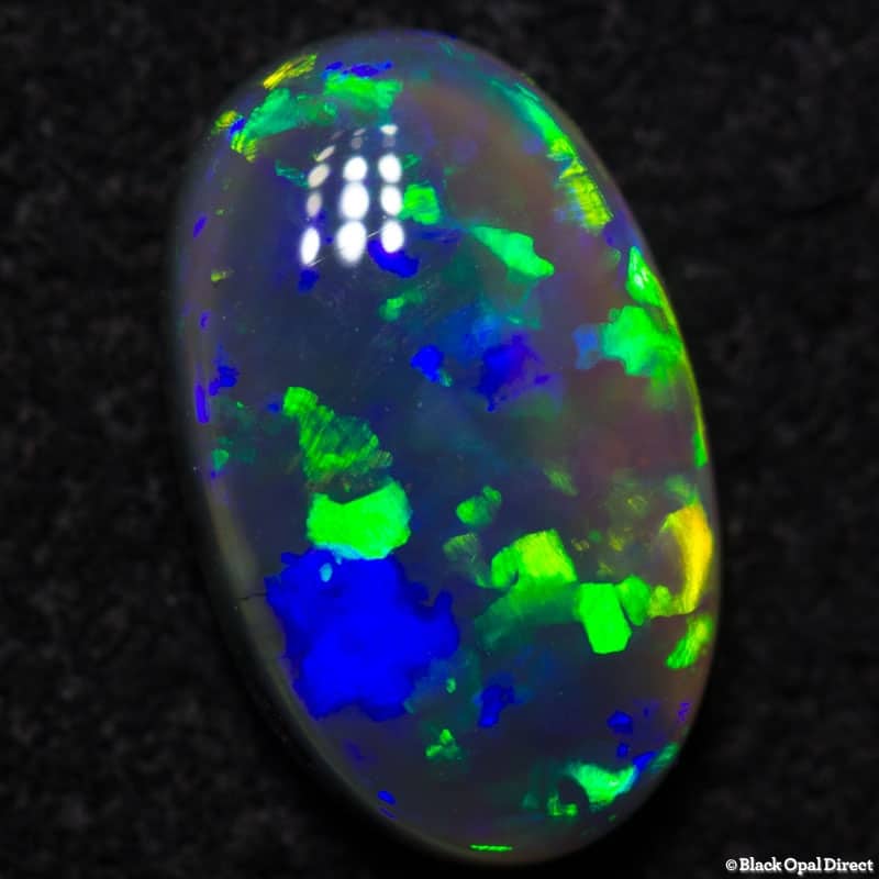 1.15 ct black opal gem 9x6x3mm