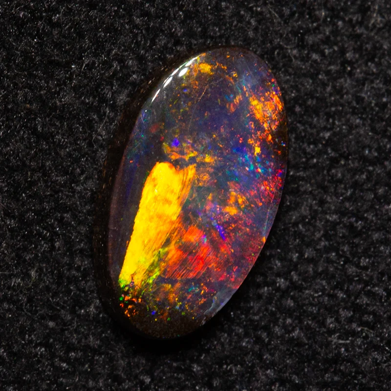 1.29 ct boulder opal 9x6.1x2.4mm