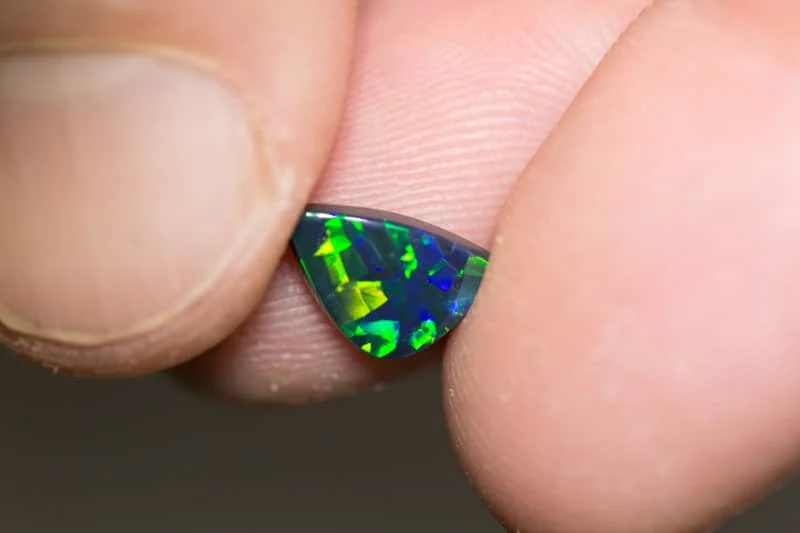 1.30 ct black opal 10x6x3mm - Image 4