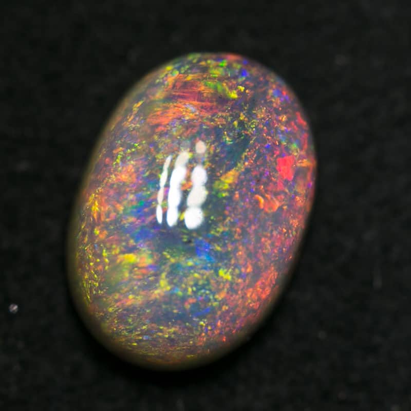 1.38 ct dark crystal opal 8.5x6x4mm