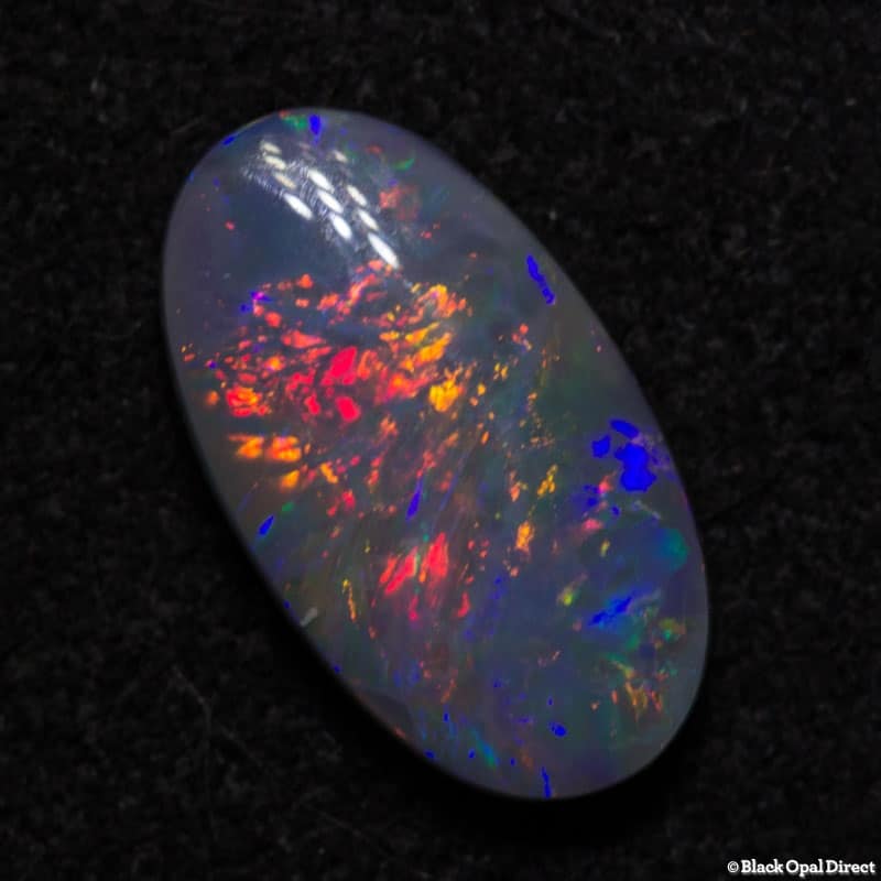 1.43 ct semi black opal 11.5x6.2x3mm