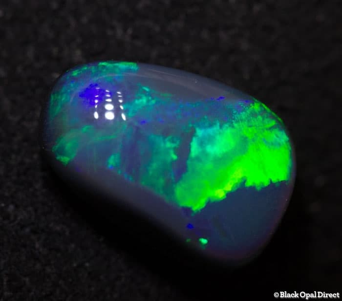 1.49 ct baroque black opal 9x6x4mm