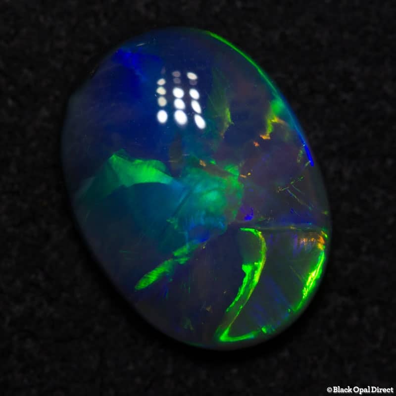 1.52 ct black opal 10x7.5x3mm