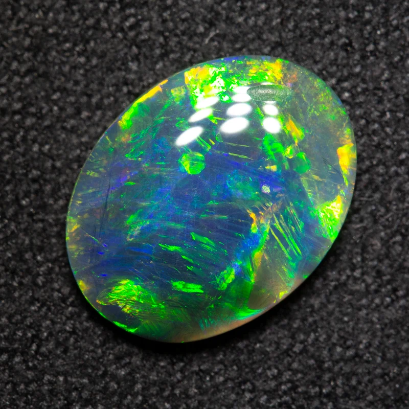 1.58 ct black opal 10.9x8.3x2.5mm - Image 2