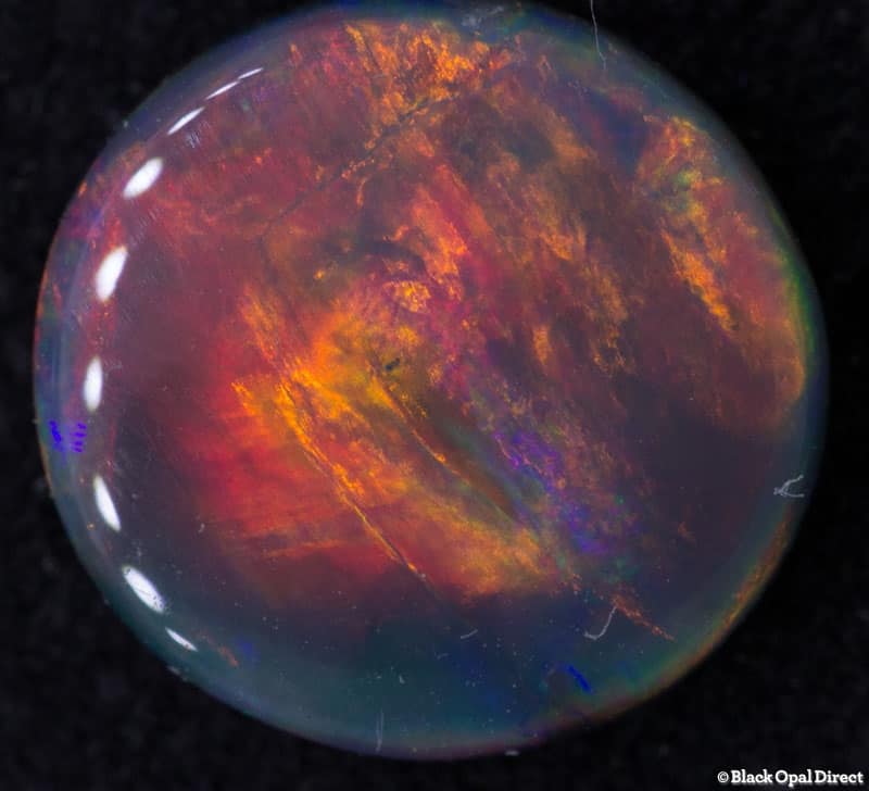1.60 ct black opal gem color 10x9.5x2.5mm