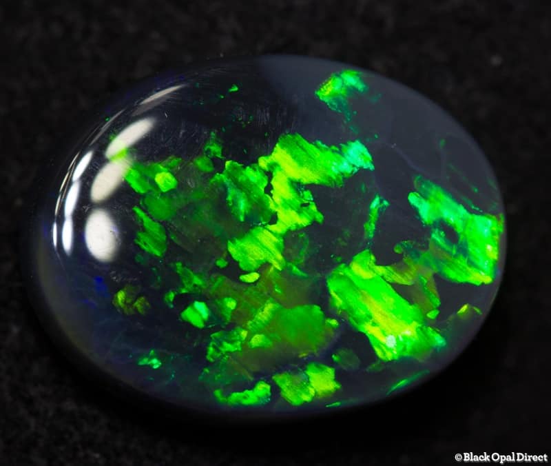 1.63 ct black opal 10x8x2.5mm