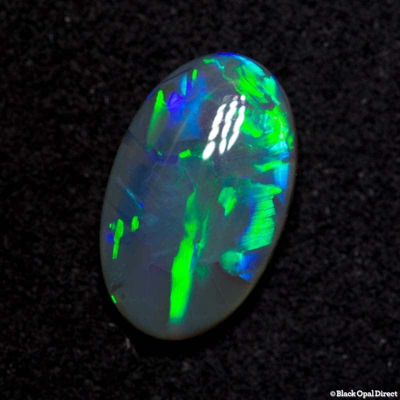 1.64 ct black crystal opal 11x7x3.2mm