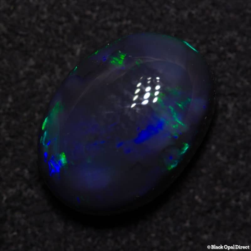 1.66 ct black opal 9x7x4mm
