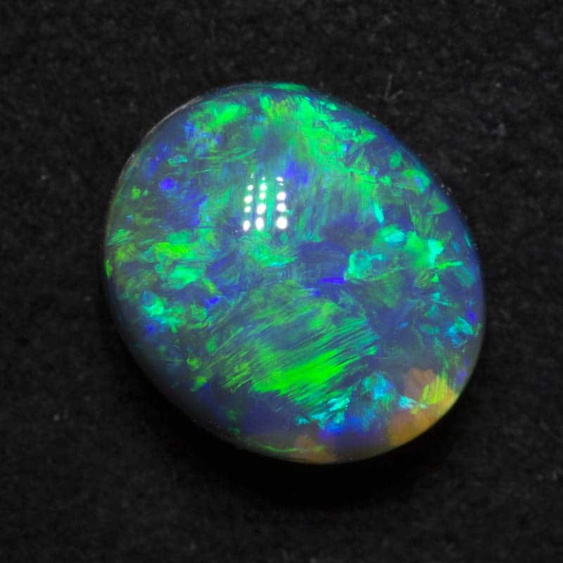 1.67 ct black opal 7.8x6.8x4.9mm