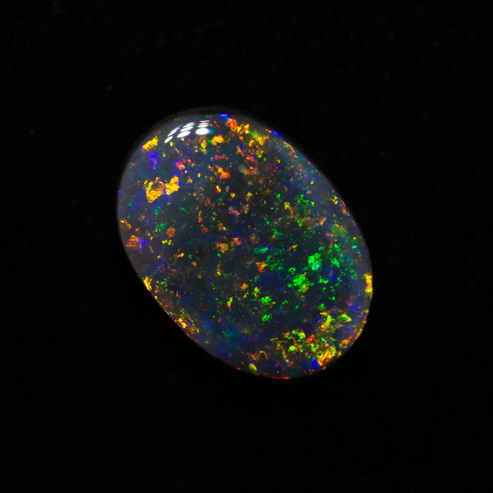 1.88 ct black opal 10.6x7.6x3.4mm