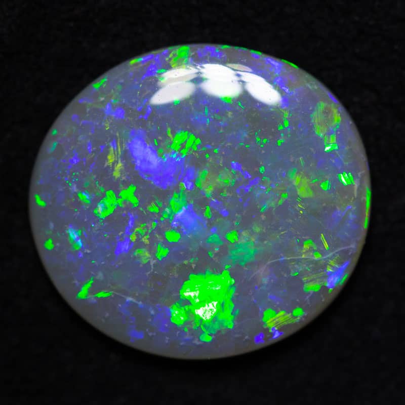 1.91 ct dark opal 12x11x2mm