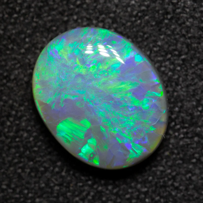 1.99 ct dark opal 9.7x7.9x3.8mm
