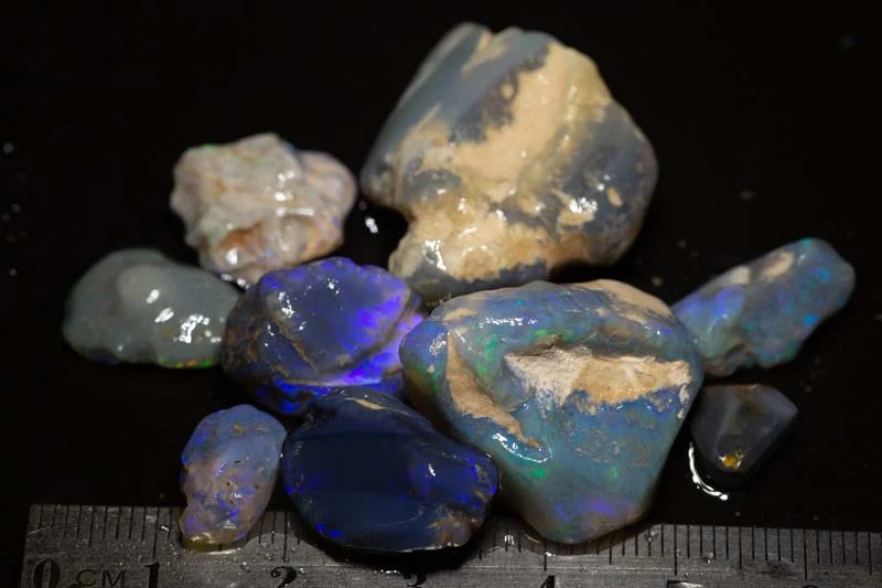 105.95 ct rough opal parcel 9pc