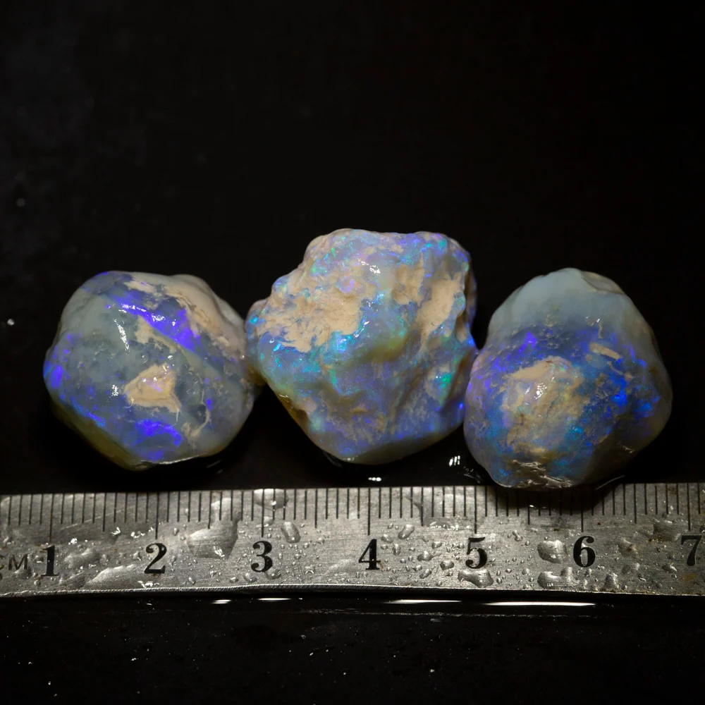 107 ct rough opal parcel 3pc