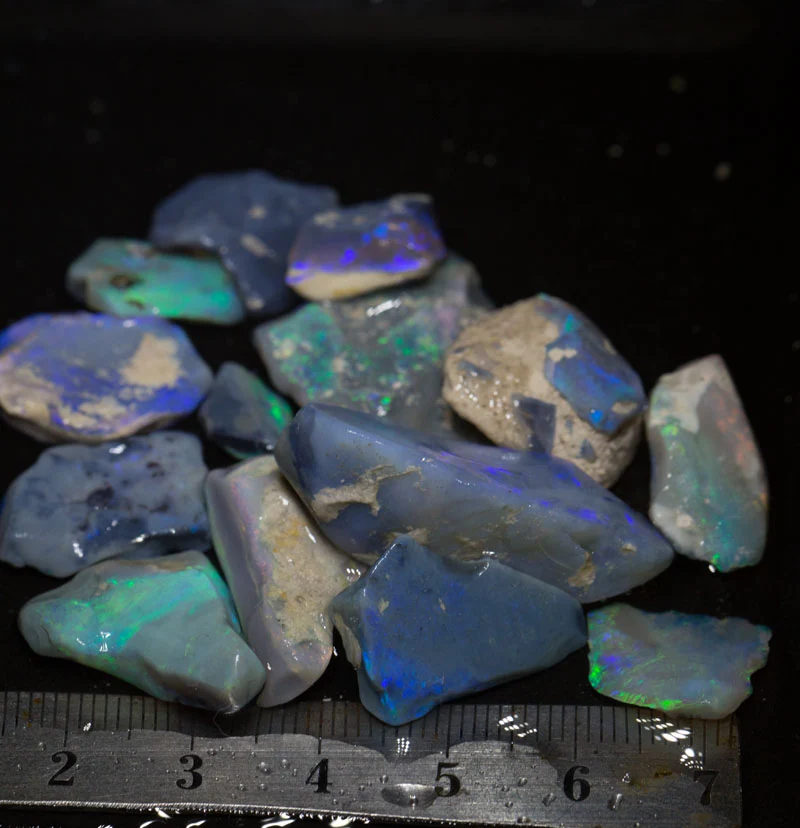 112.50 ct rough opal parcel 14pc
