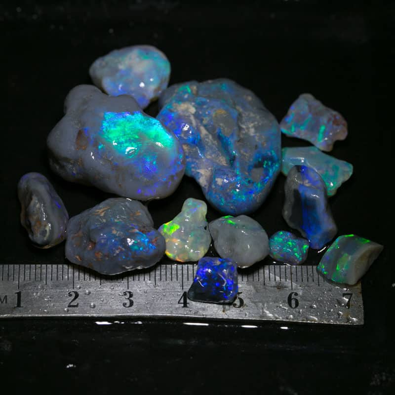 135 ct rough opal parcel 13 pieces