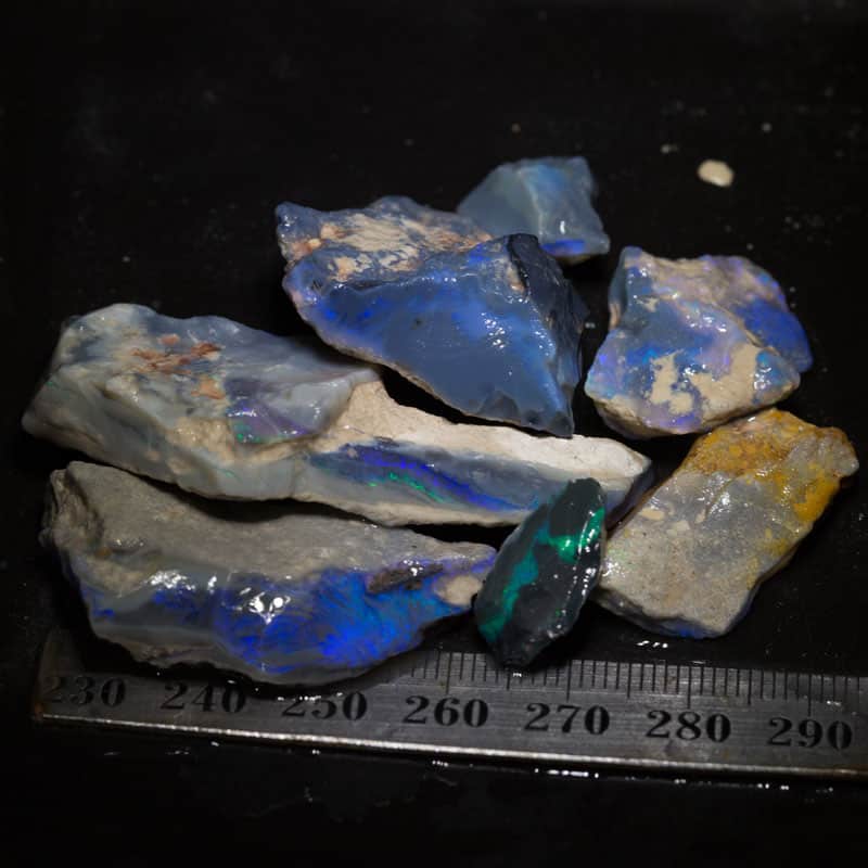 150 ct rough opal parcel 7 pieces