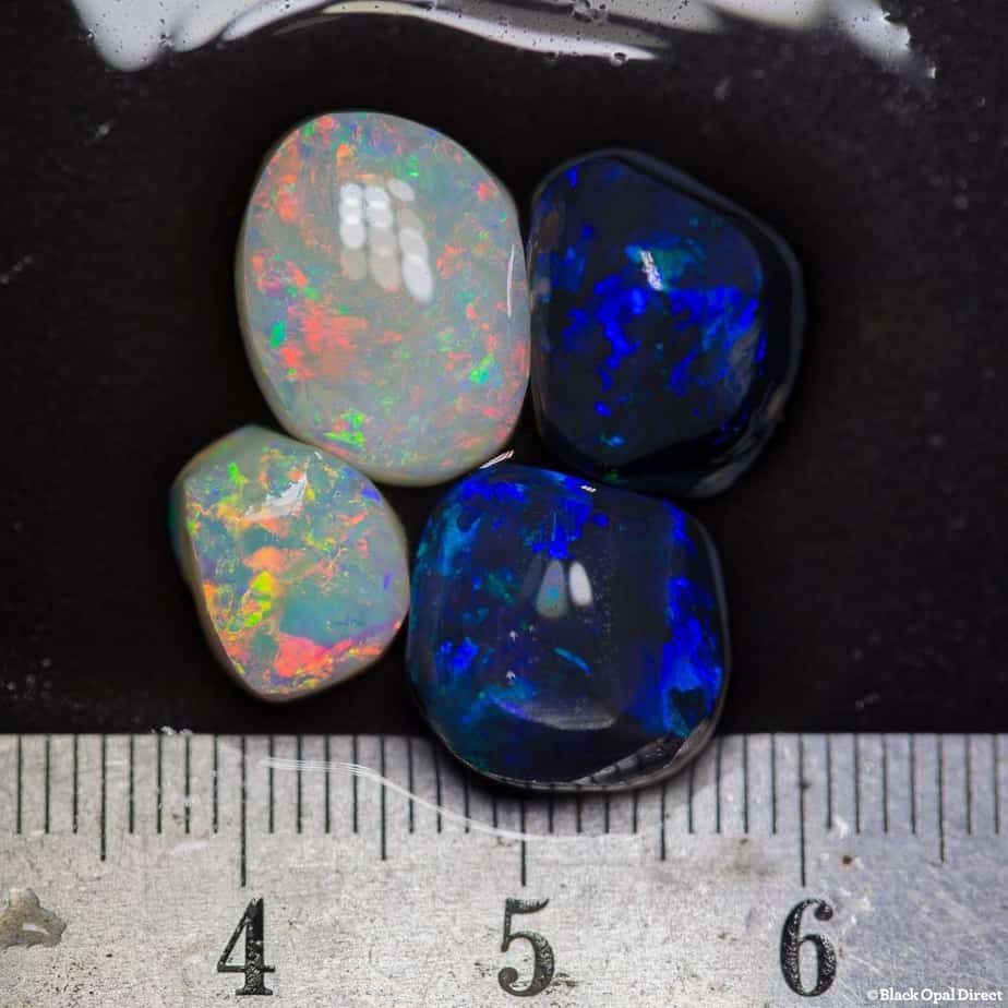 17.81 ct opal rubs 4 pieces