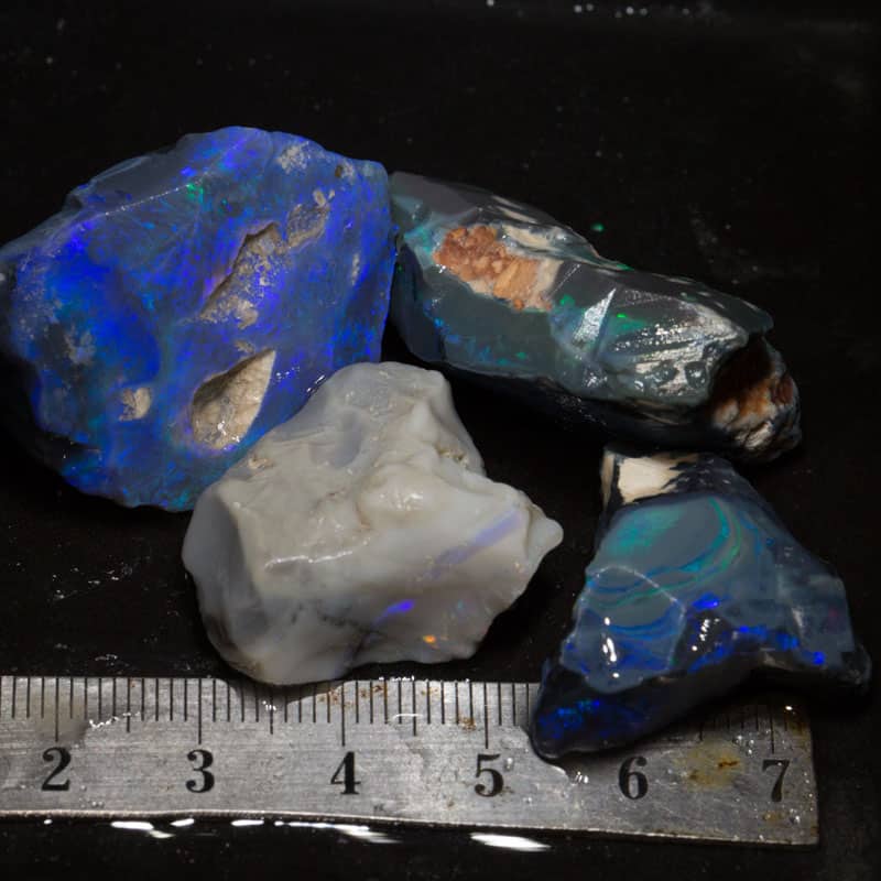 185 ct rough opal parcel 4pc