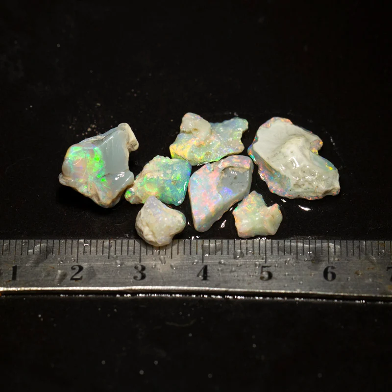 19 ct rough opal parcel 7pc