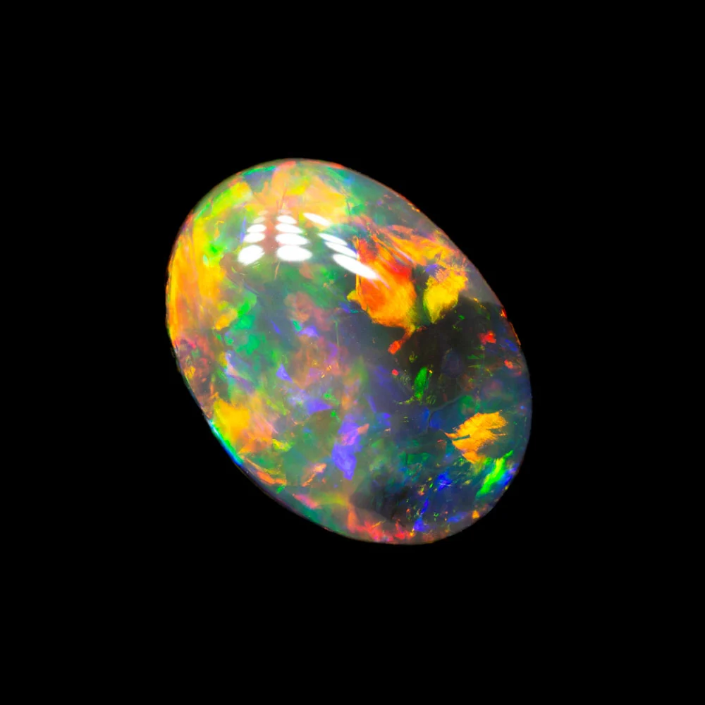 2.06 ct dark opal 10.7x7.9x3.7mm - Image 4