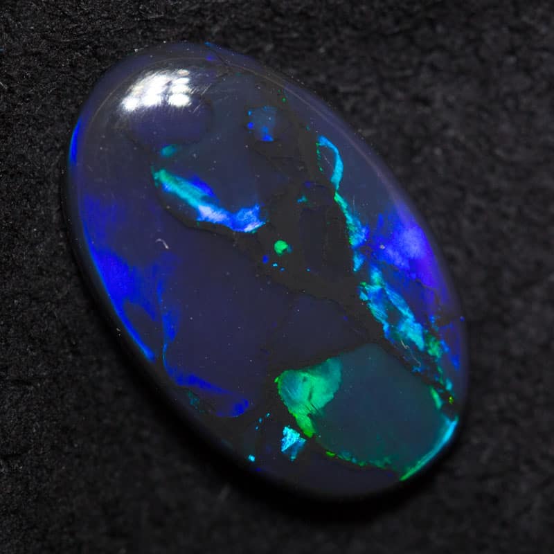 2.32ct black opal 14x8.7x2.8mm