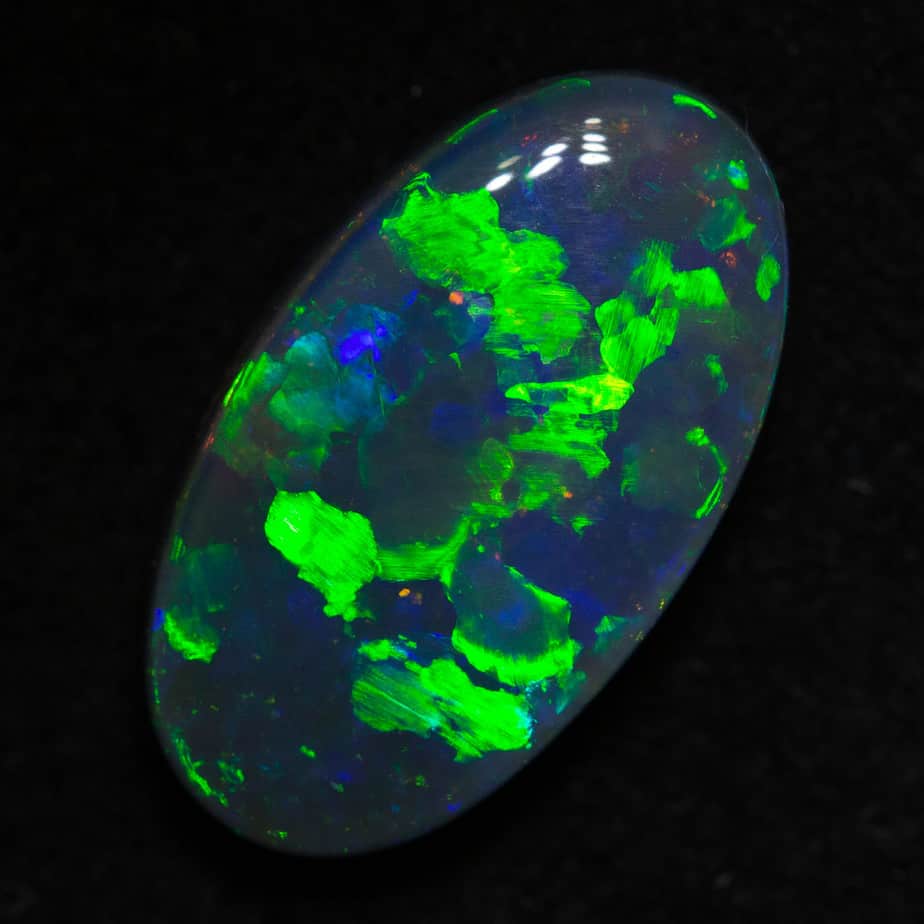 2.38ct black opal 13x7.4x3.7mm