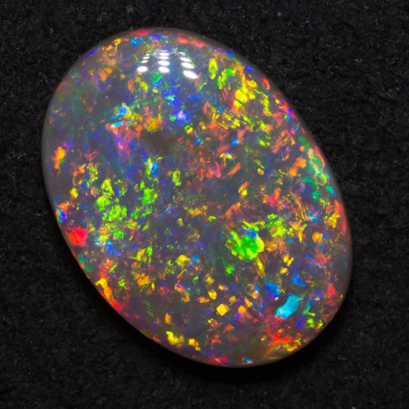 2.40 ct black opal 12.6x9.2x3mm