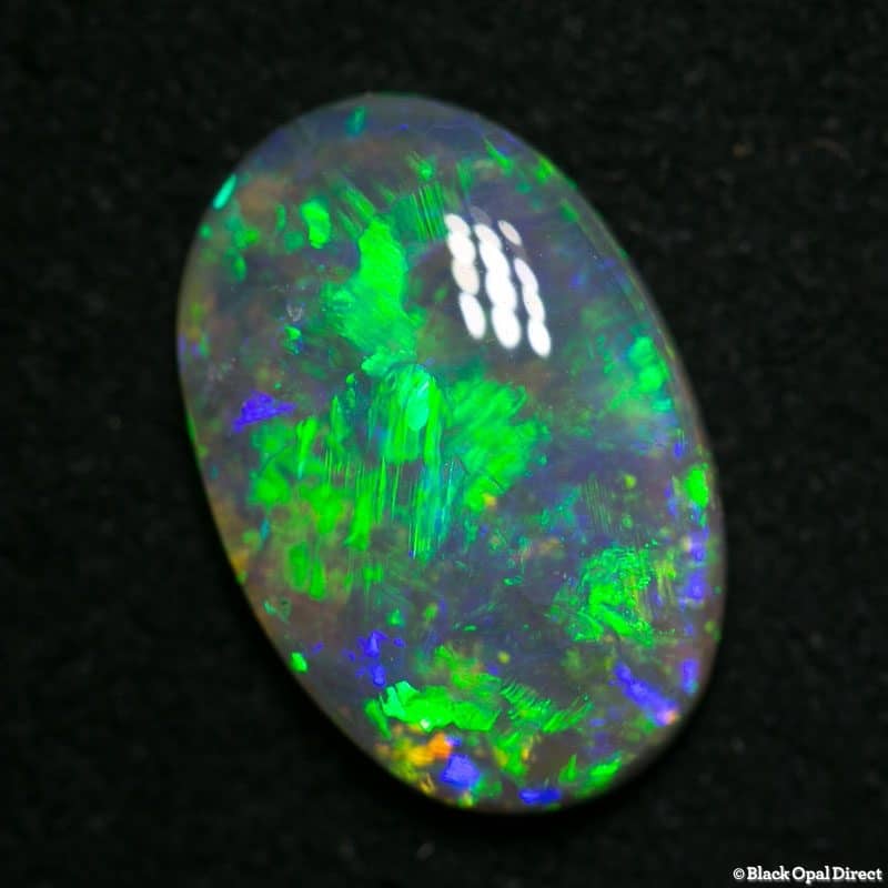 2.61 ct dark crystal opal 13.5x9x3mm