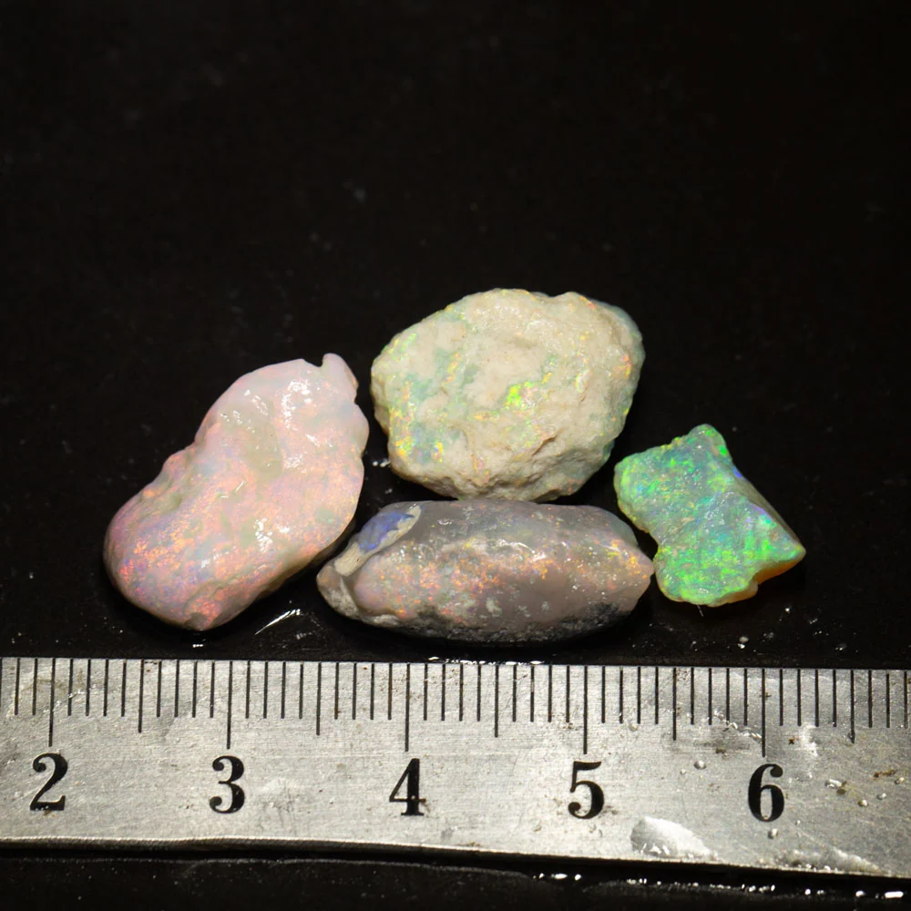 23 ct rough opal parcel 4pc