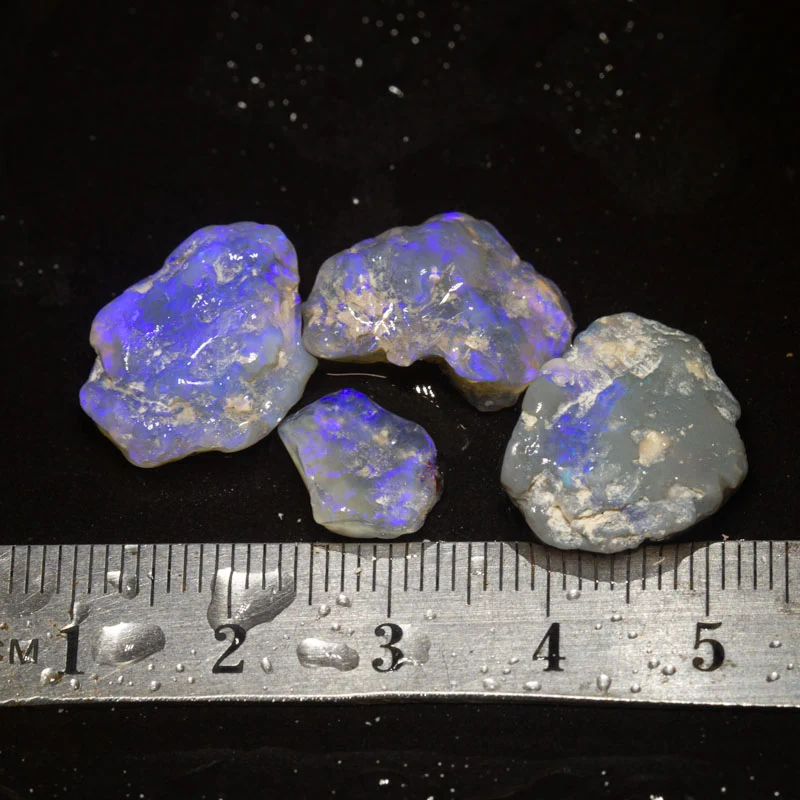 25 ct rough opal parcel 4pc