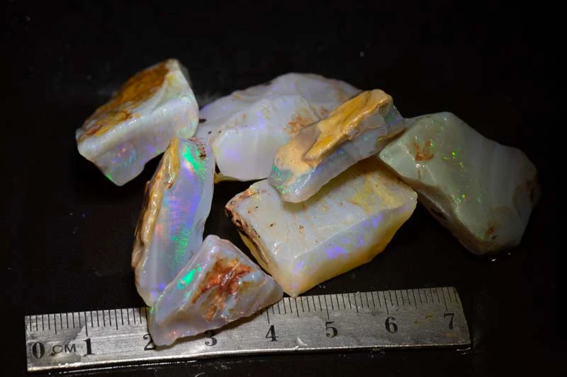 256 ct rough opal parcel 7pc