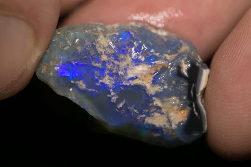 28.53 carat rough opal piece 29mm across