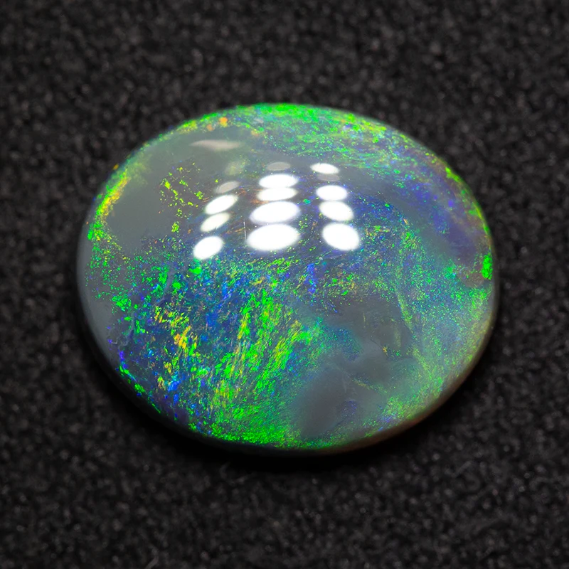 3.03 ct dark opal 11.9x9.8x3.7mm