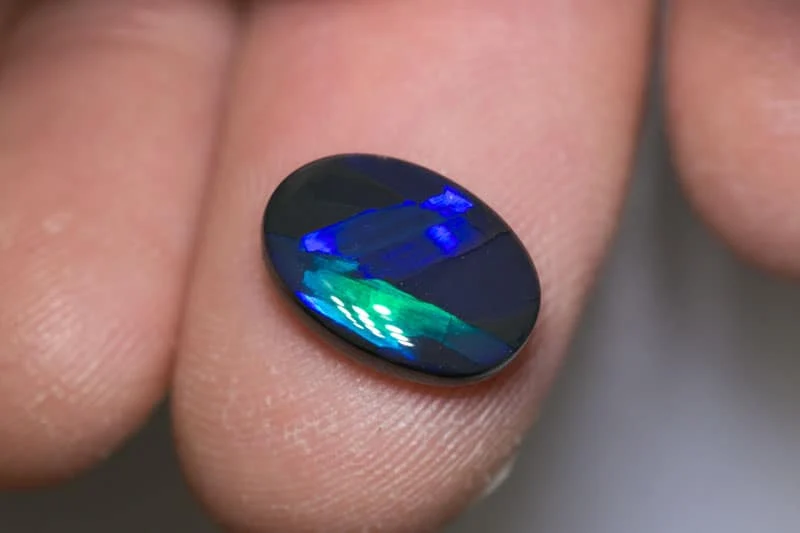 3.14 ct black opal 13x9x3.5mm - Image 2